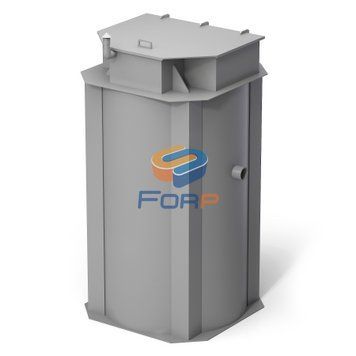 Biological sewage treatment station bCleaner, 3 to 7