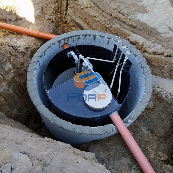 Biological sewage treatment station bCleaner, 3 to 7