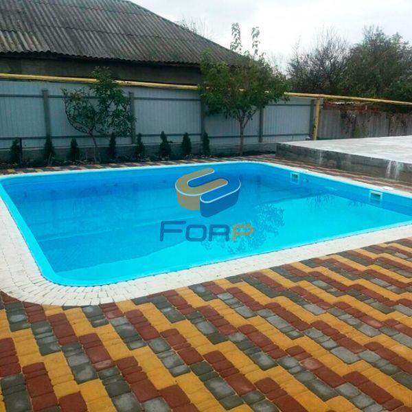 Rectangular Brick pool