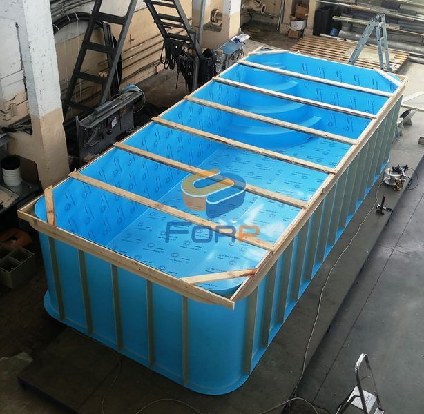 Rectangular Brick pool
